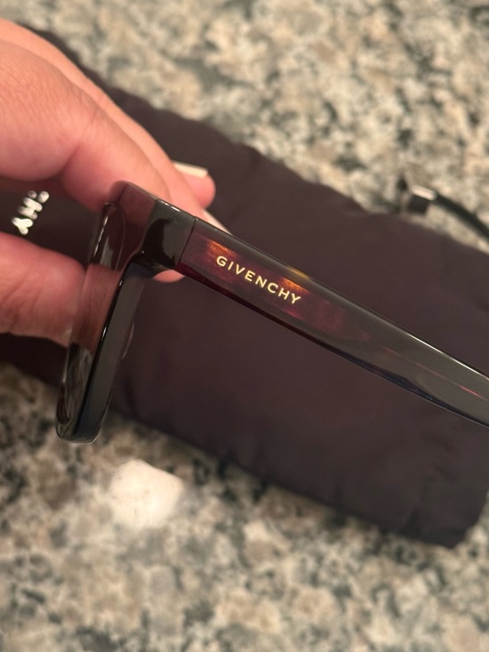 Givenchy Oversized Square Sunglasses in Dark brown. main image 5